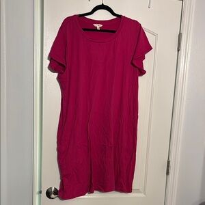 Terra & Sky Pink Midi Dress